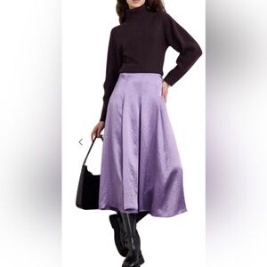 NWOT Vince Paneled Slip Skirt